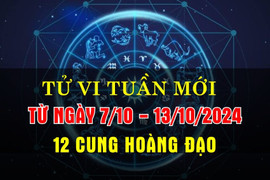 Tử vi tuần mới từ ngày 7/10 - 13/10/2024 của 12 cung hoàng đạo