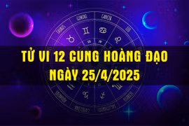 Tử vi 12 cung hoàng đạo hôm nay ngày 25/4/2025: Đào hoa vượng khí
