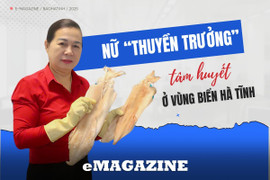 Nữ “thuyền trưởng” tâm huyết ở vùng biển Hà Tĩnh