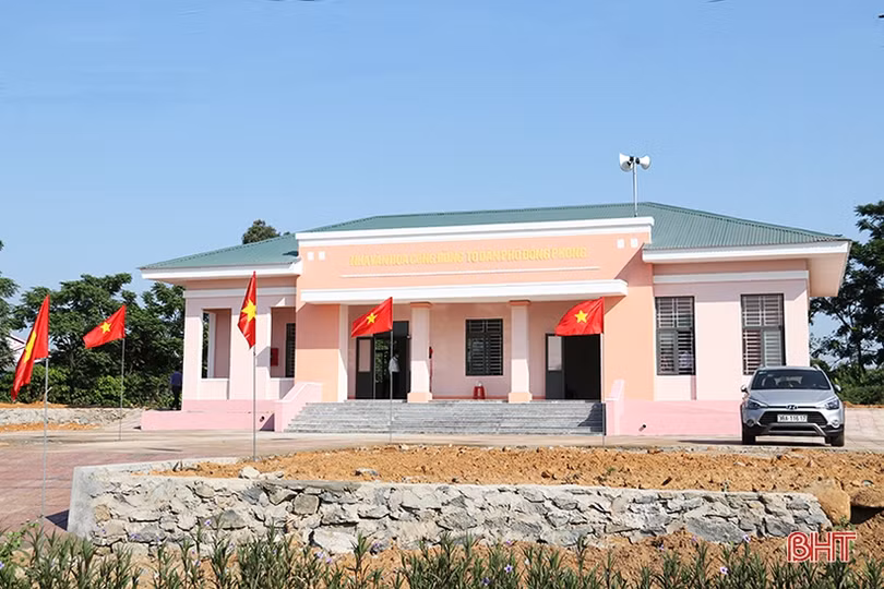 Hà Tĩnh: Nhà văn hóa cộng đồng kết hợp tránh trú bão, lũ tại Kỳ Thịnh chính thức đưa vào sử dụng