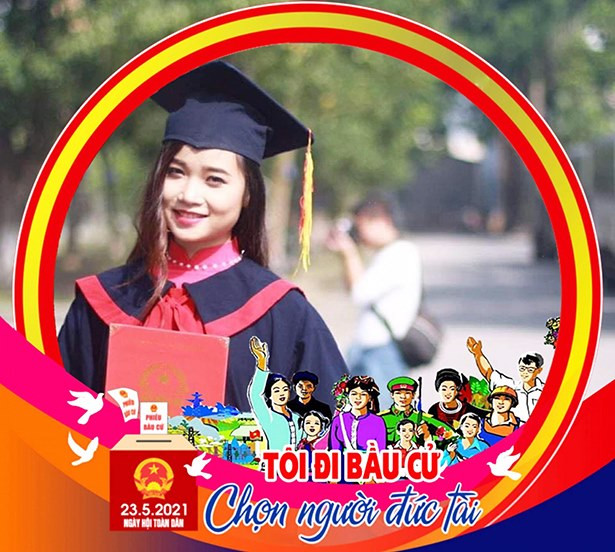 Người dân Hà Tĩnh tạo hiệu ứng tuyên truyền về bầu cử trên Facebook
