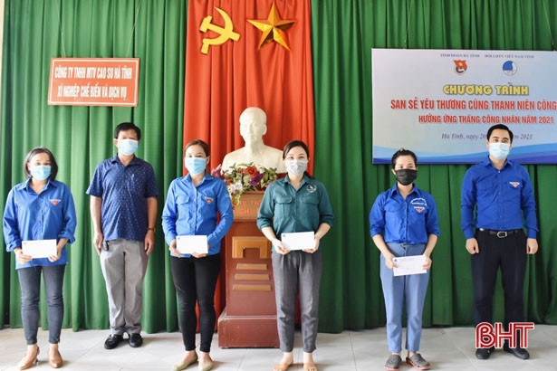 San sẻ yêu thương cùng người lao động Hà Tĩnh nhân Tháng Công nhân