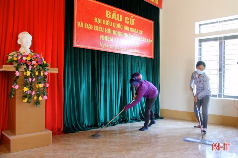 Tất cả địa phương phải huy động lực lượng công an, dân quân tự vệ trực tại các tổ bầu cử