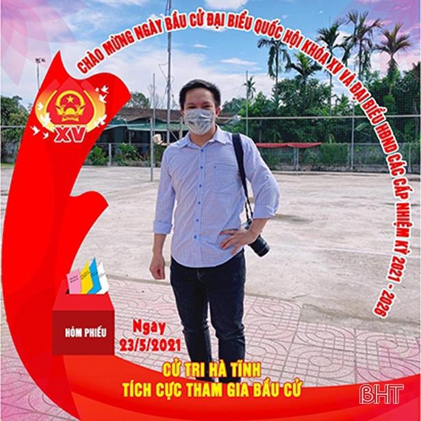 Người dân Hà Tĩnh tạo hiệu ứng tuyên truyền về bầu cử trên Facebook