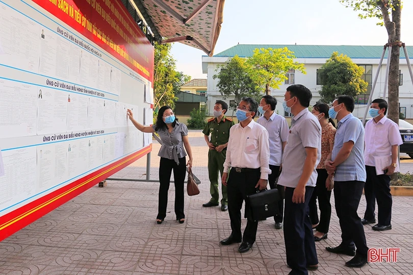 Kịp thời bổ sung danh sách cử tri biến động phục vụ bầu cử ở Thạch Hà