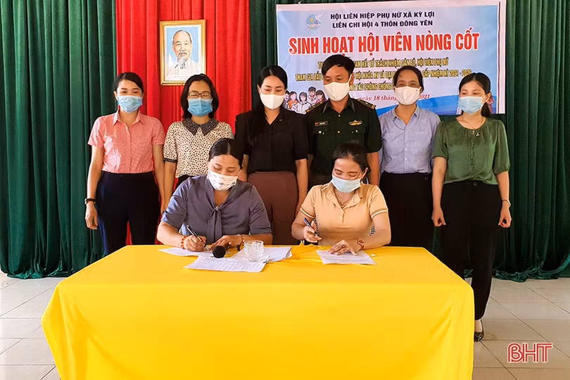 Hội viên phụ nữ Hà Tĩnh lan tỏa niềm vui, hướng về ngày hội lớn