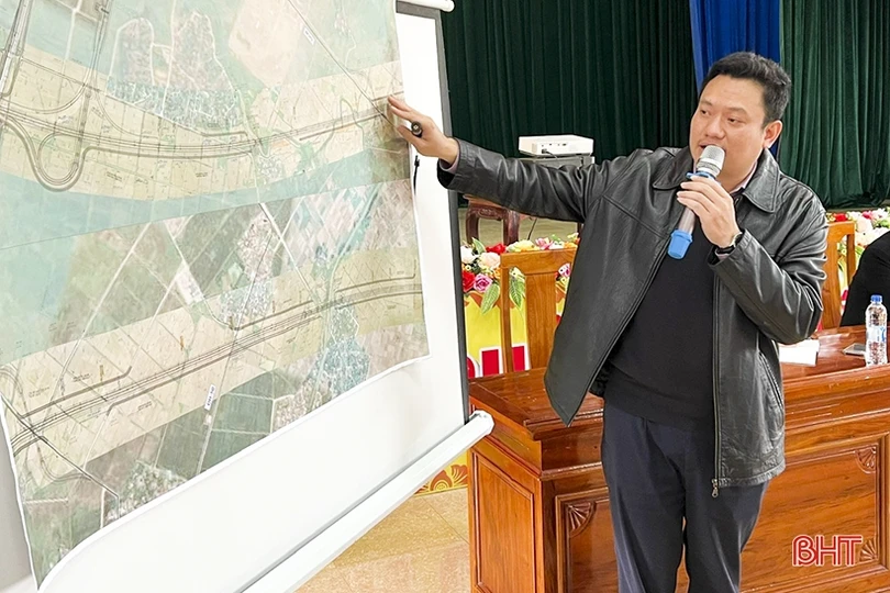 Thống nhất hướng tuyến, các công trình thuộc dự án cao tốc Bắc- Nam đoạn qua xã Thanh Bình Thịnh