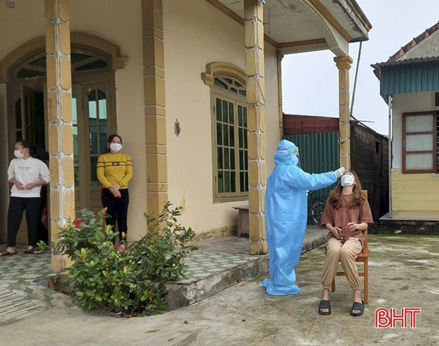 Can Lộc khuyến cáo người từng đến TDP Xuân Thủy, thị trấn Nghèn thực hiện test nhanh COVID-19