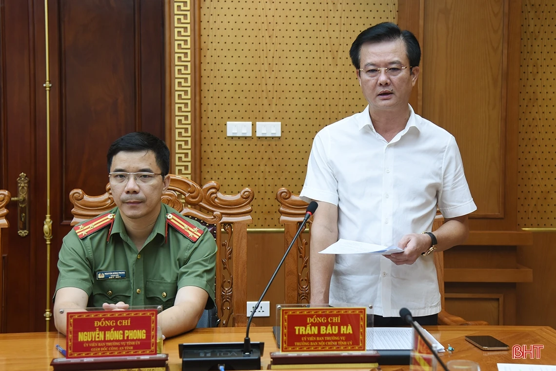 Thường trực Ban chỉ đạo Phòng chống tham nhũng, tiêu cực tỉnh Hà Tĩnh tổ chức phiên họp thường kỳ