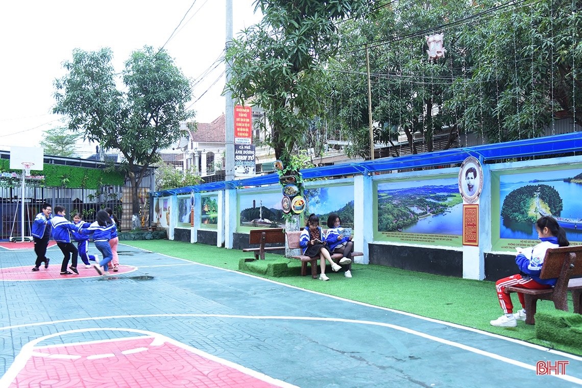 Khám phá không gian học tập, trải nghiệm độc đáo tại trường học ở thành phố Hà Tĩnh
