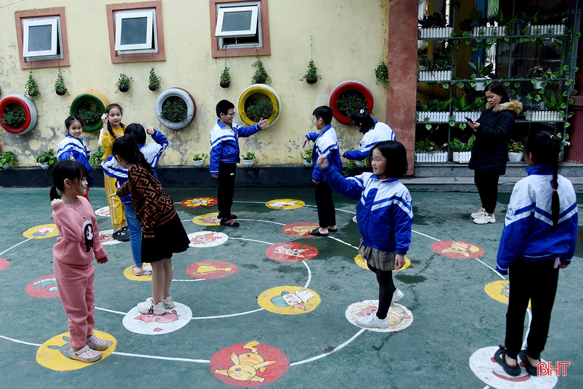 Khám phá không gian học tập, trải nghiệm độc đáo tại trường học ở thành phố Hà Tĩnh