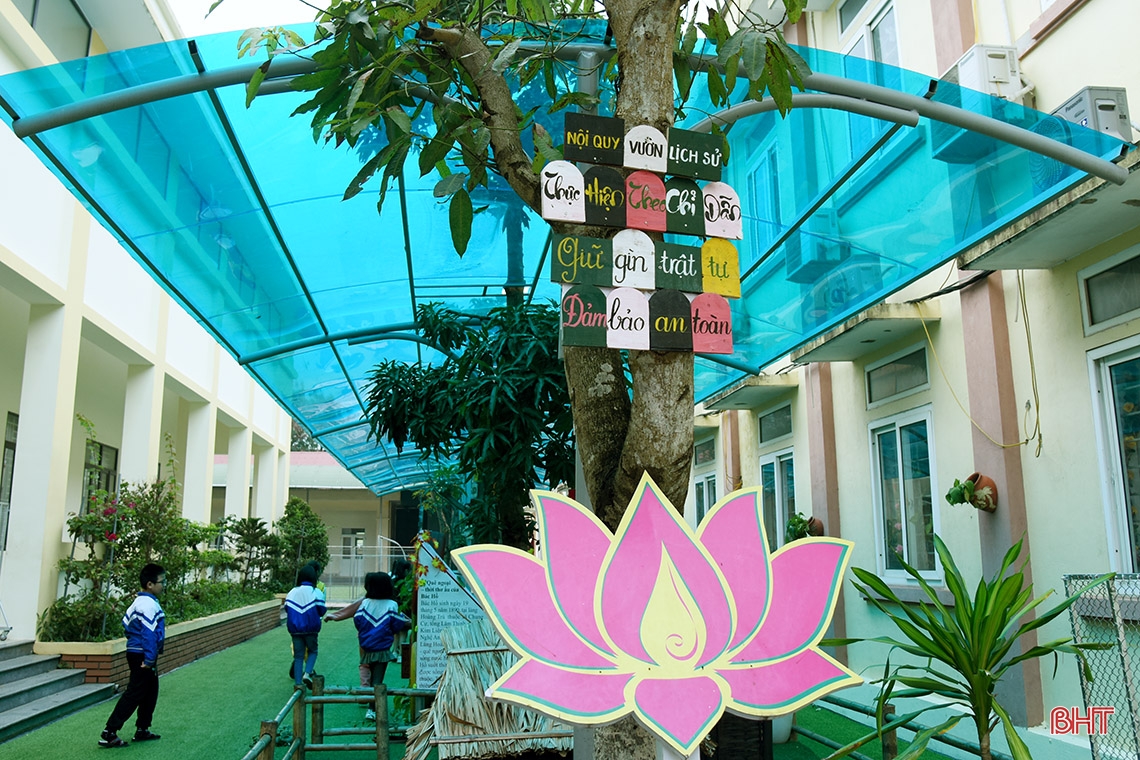 Khám phá không gian học tập, trải nghiệm độc đáo tại trường học ở thành phố Hà Tĩnh