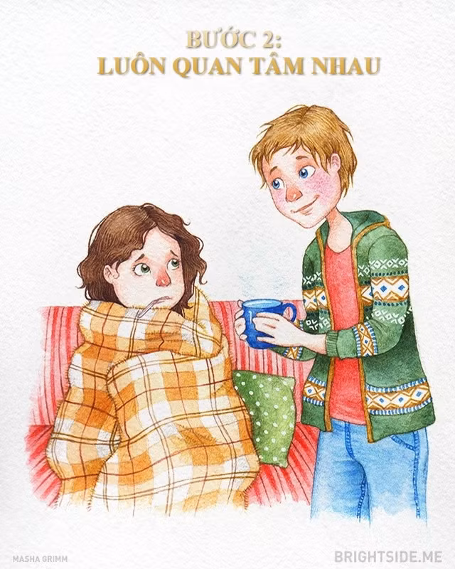 12 buoc de co tinh yeu ben chat den cuoi doi