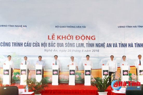 khoi dong xay cau cua hoi bac qua song lam noi nghe an ha tinh