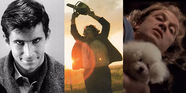 Cả 3 bộ phim thuộc hàng kinh điển này đều được lấy cảm hứng từ một kẻ giết người bệnh hoạn có tên là Edward Theodore Gein. Gein sinh ra trong một gia đình nghèo khổ với cha nghiện rượu và mẹ độc đoán. Năm 1945, cả gia đình hắn bị chết trong một tai nạn, Gein bắt đầu nảy sinh một sở thích kỳ quái là đột nhập nghĩa trang và ăn trộm xác chết. Khi cảnh sát khám xét nhà Gein để tìm một bà chủ shop mất tích, người ta phát hiện không chỉ xác của bà ta mà nhiều người nữa bị cắt thành mảnh nhỏ giấu trong nhà. 10 phim dung tu cau chuyen the tin nhung co that