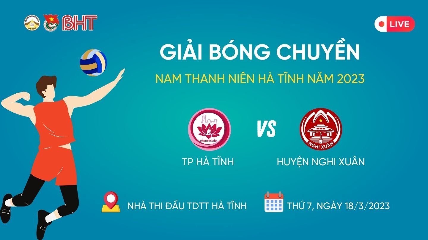 Nghi Xuân bảo vệ thành công chức vô địch Giải Bóng chuyền nam thanh niên Hà Tĩnh 2023 ảnh 19 Nghi Xuân bảo vệ thành công chức vô địch Giải Bóng chuyền nam thanh niên Hà Tĩnh 2023