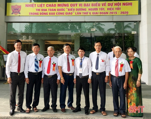 8 đại biểu Hà Tĩnh dự hội nghị “Biểu dương người tốt, việc tốt trong đồng bào công giáo” toàn quốc