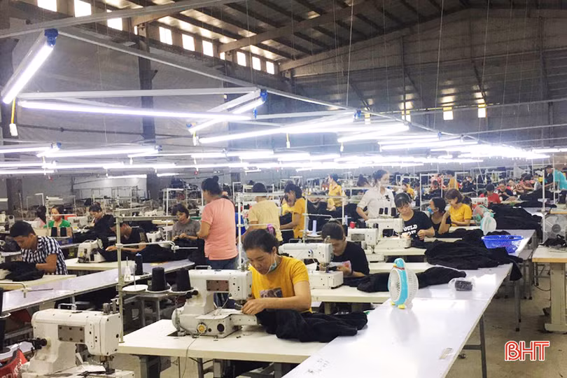 Các công ty may mặc ở Hà Tĩnh nhộn nhịp với đơn hàng đi Mỹ