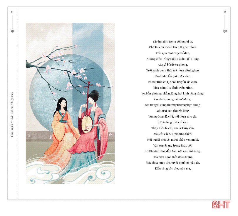 Đọc Truyện Kiều qua đồ án tốt nghiệp của nữ họa sỹ Hà Tĩnh