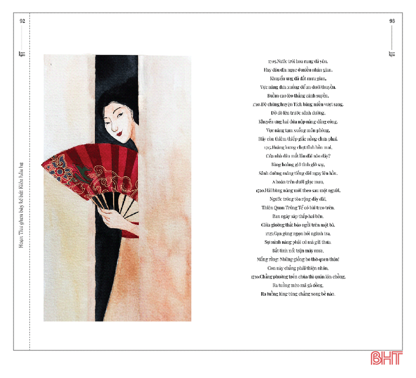 Đọc Truyện Kiều qua đồ án tốt nghiệp của nữ họa sỹ Hà Tĩnh