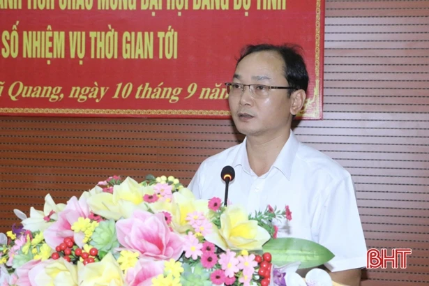 Vũ Quang phát động 60 ngày thi đua cao điểm lập thành tích chào mừng Đại hội Đảng bộ Hà Tĩnh