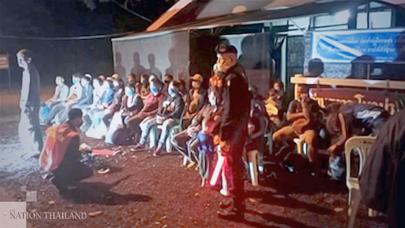 Thái Lan tạm giữ 30 công dân Lào nhập cảnh trái phép