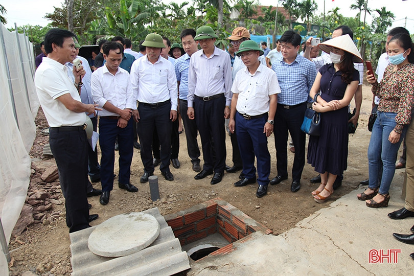 Hiệu quả từ các mô hình xử lý nước thải sinh hoạt ở Hà Tĩnh