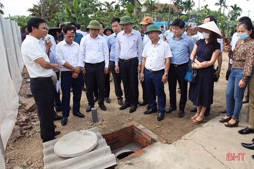 Hiệu quả từ các mô hình xử lý nước thải sinh hoạt ở Hà Tĩnh