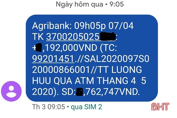 BHXH Hà Tĩnh linh hoạt hình thức chi trả cho các đối tượng thụ hưởng