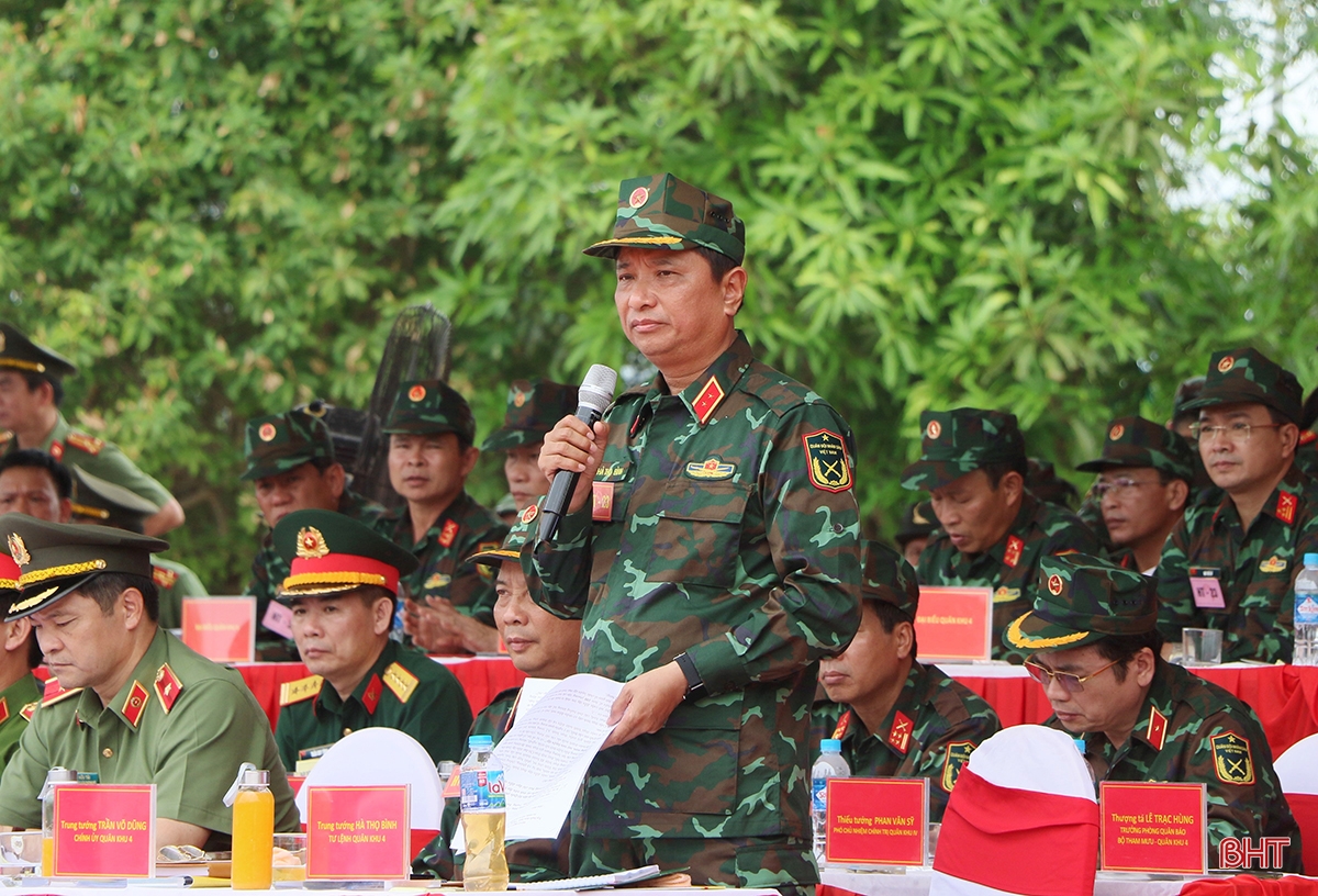 Lực lượng vũ trang Hà Tĩnh diễn tập xử lý tình huống gây rối, phòng chống khủng bố