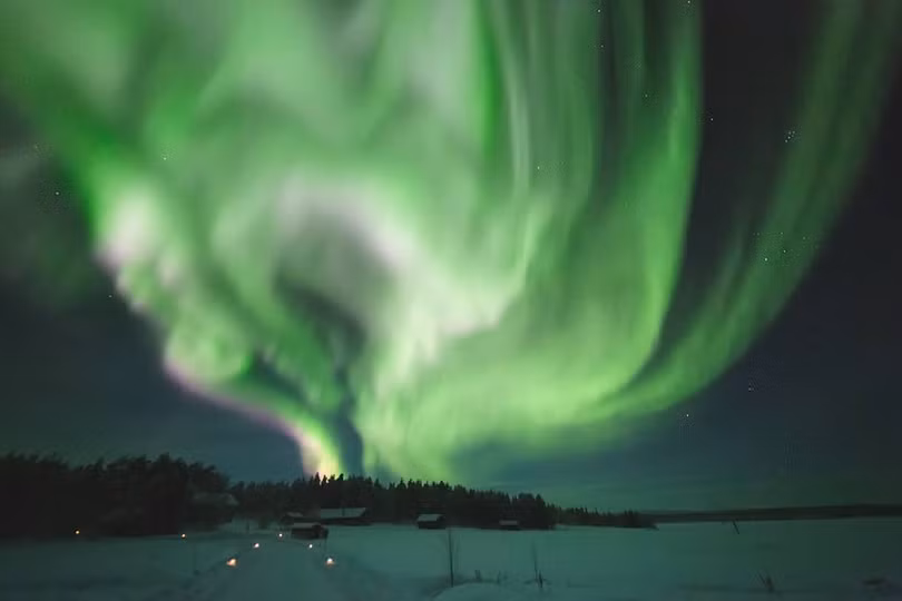 Mùa đông ở quê hương của ông già Noel