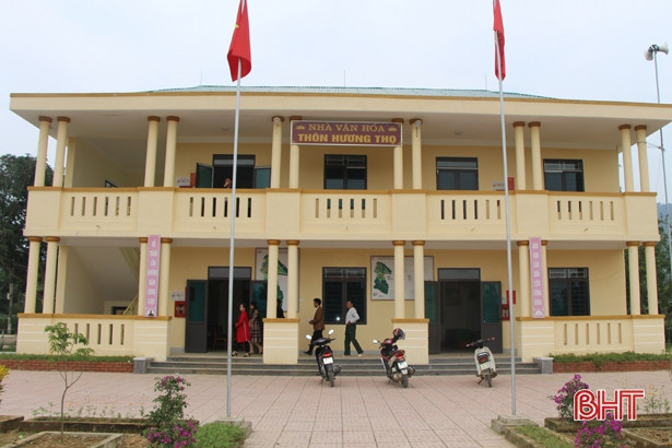 Phó Chủ tịch UBND tỉnh Lê Ngọc Châu đánh giá cao hiệu quả của nhà văn hóa cộng đồng “2 trong 1” ở Vũ Quang