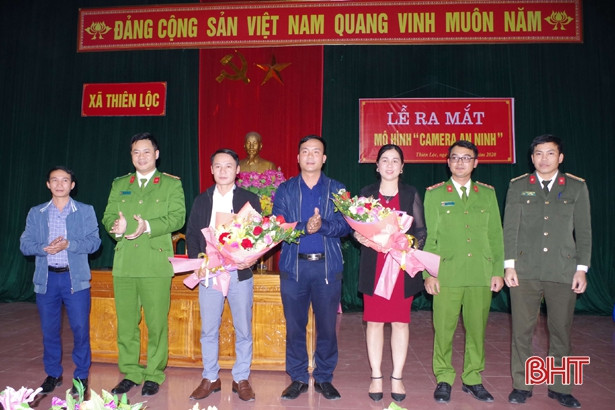 Xã đầu tiên ở Can Lộc lắp “mắt thần” giám sát an ninh