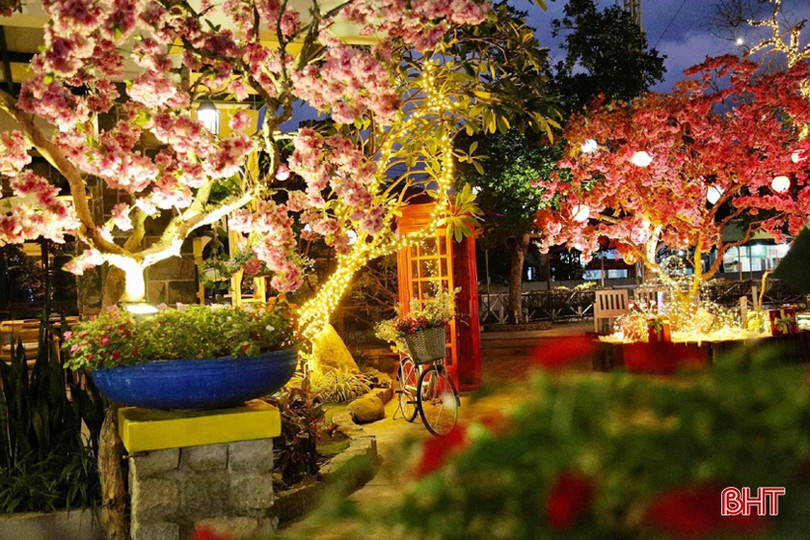 TP Hà Tĩnh ngập tràn sắc màu Giáng sinh