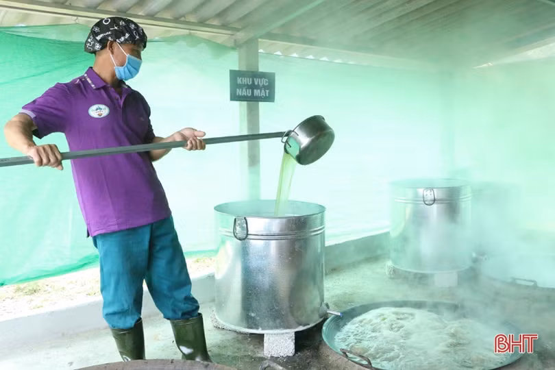 Cận cảnh quy trình làm mật mía ở làng nghề nổi tiếng Hà Tĩnh