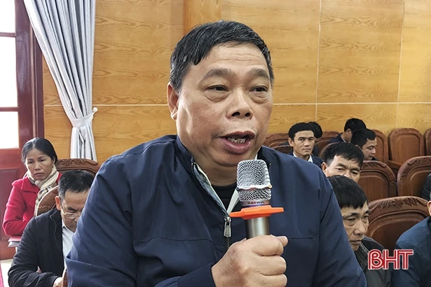 Cán bộ, đảng viên Đức Thọ thẳng thắn đối thoại với người đứng đầu huyện