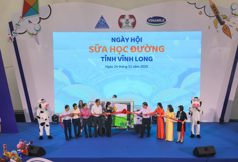 Hơn 46.300 học sinh Vĩnh Long thụ hưởng “Sữa học đường” năm học 2020 - 2021