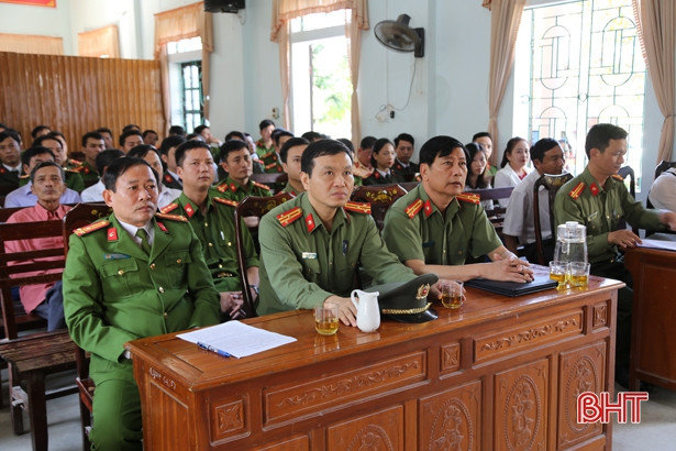 3 công an chính quy đảm nhiệm các chức danh Công an xã Hồng Lộc