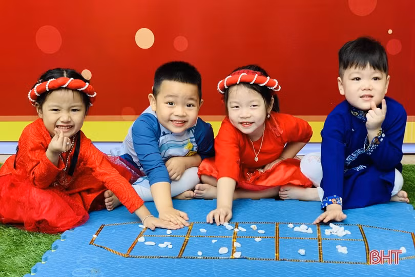 Học sinh mầm non Trí Đức vui hội chợ chào xuân 2020