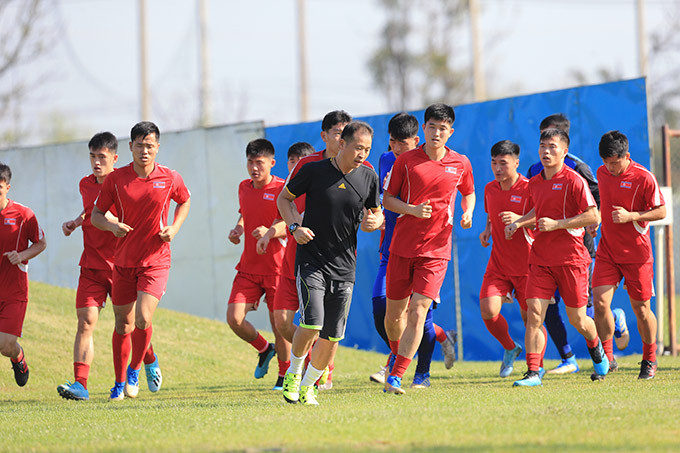 U23 Triều Tiên xuất hiện, xóa tan tin đồn bỏ VCK U23 châu Á 2020