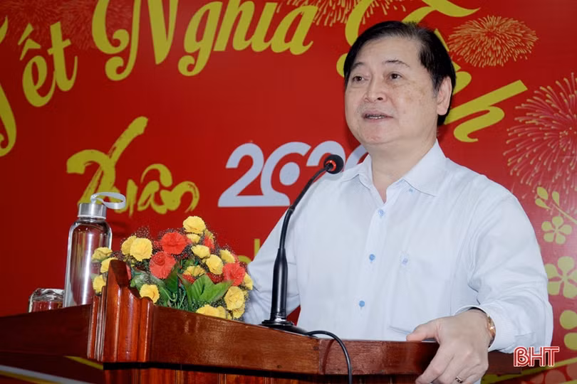 Chủ nhiệm Ủy ban KHCN&MT của Quốc hội chúc Tết người dân Hà Tĩnh