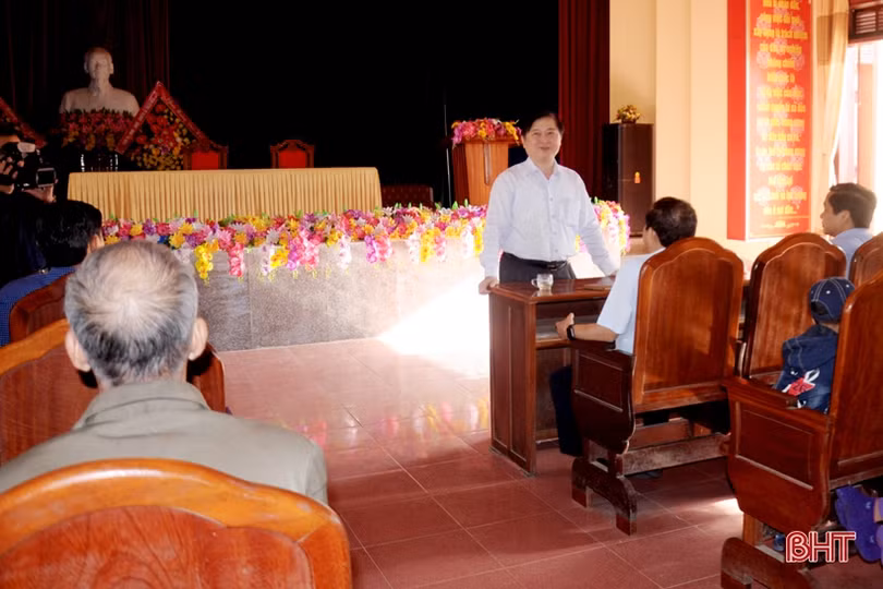 Chủ nhiệm Ủy ban KHCN&MT của Quốc hội chúc Tết người dân Hà Tĩnh