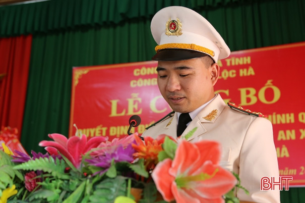 3 công an chính quy đảm nhiệm các chức danh Công an xã Hồng Lộc
