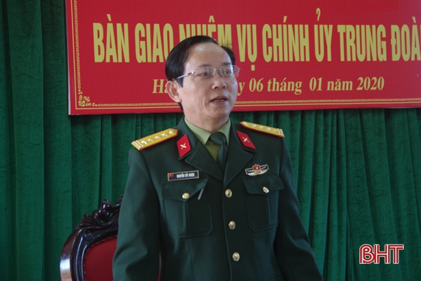 Chính trị viên phó Ban CHQS thị xã Hồng Lĩnh làm Chính ủy Trung đoàn 841