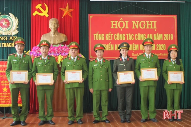 Công an Thạch Hà tăng cường đảm bảo an ninh trật tự dịp Tết Canh Tý