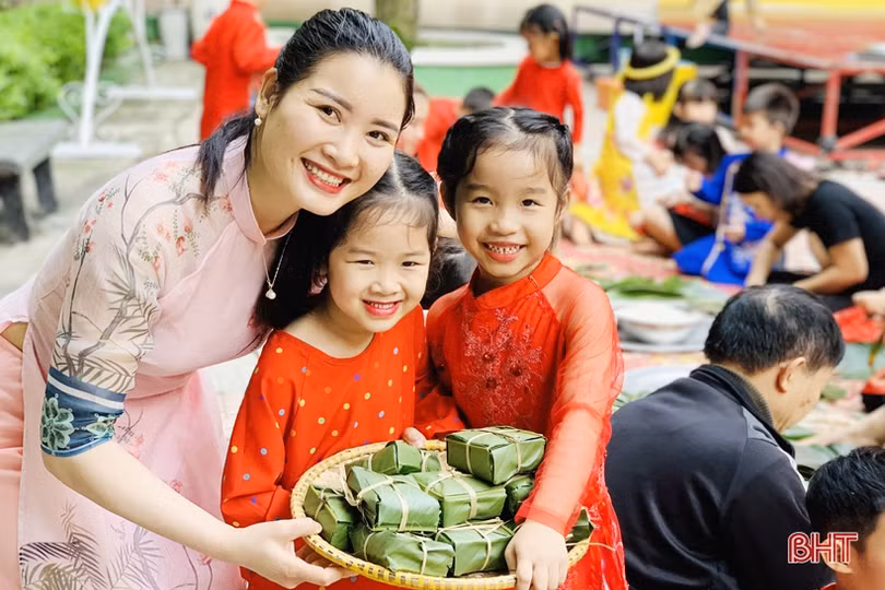 Học sinh mầm non Trí Đức vui hội chợ chào xuân 2020