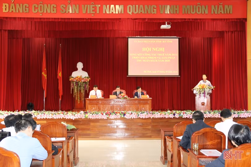 Năm 2020, ngành thuế Hà Tĩnh đặt mục tiêu thu nội địa đạt 7.200 tỷ đồng