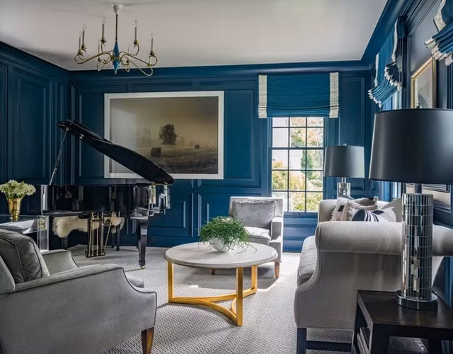 Xanh cổ điển - gam màu trang trí không gian sống của năm 2020