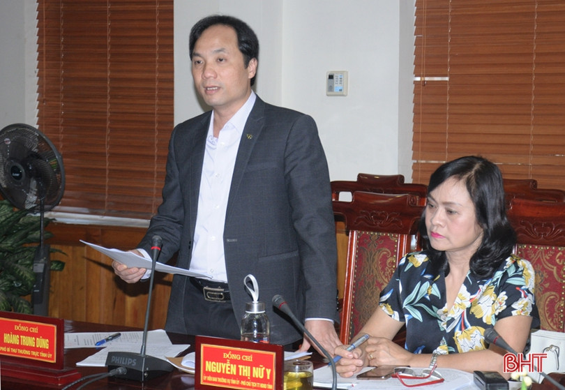 Ban Thường vụ Tỉnh ủy Hà Tĩnh kiểm điểm công tác lãnh đạo, chỉ đạo năm 2019