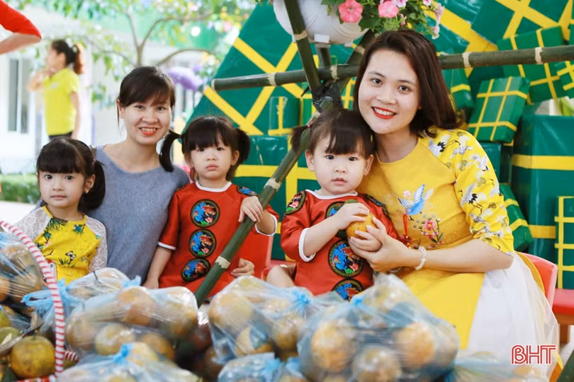 Học sinh mầm non Trí Đức vui hội chợ chào xuân 2020